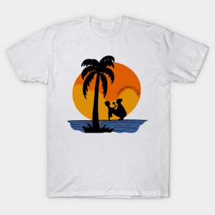 happy mother`s Day withe sunset T-Shirt